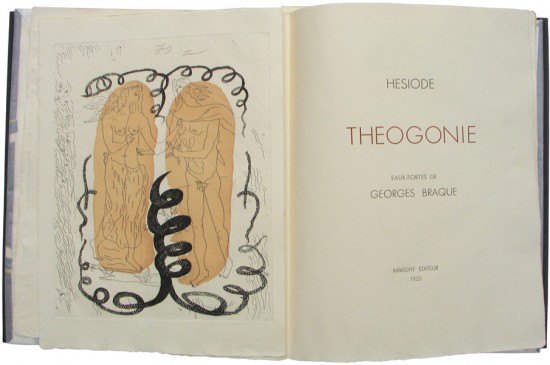 Theogonie. Eaux-fortes de Georges Braque