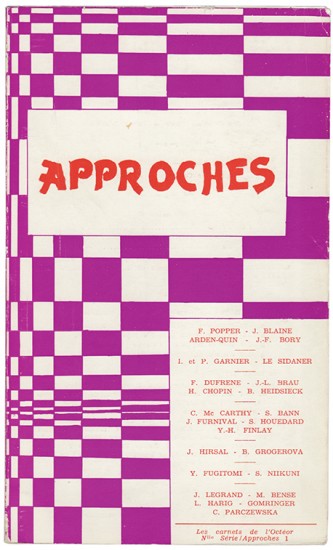 Approches. Nos. 1-4. [All published]