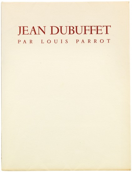 Jean Dubuffet par Louis Parrot