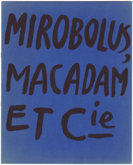 Mirobolus, Macadam et Cie. Hautespates
