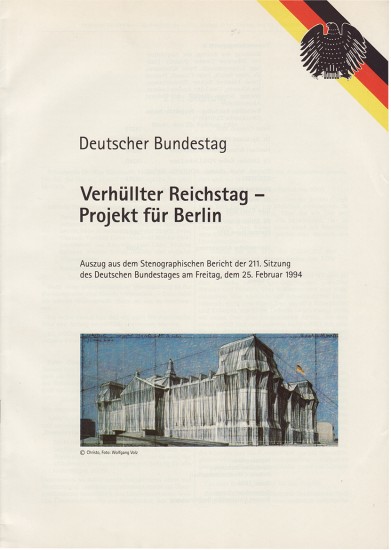 Verhüllter Reichstag - Projekt für Berlin