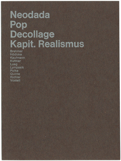 Neodada / Pop / Decollage /...