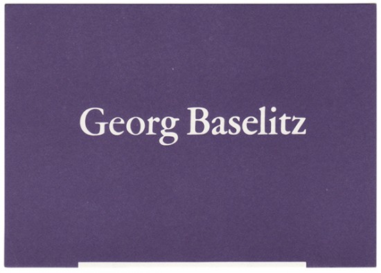 Georg Baselitz Linosneden uit 1976 tot...