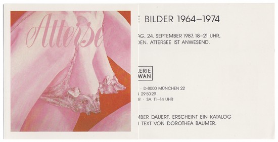 Attersee Frühe Bilder 1964-1974