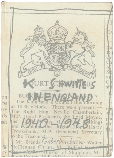 Kurt Schwitters in England 1940 -...