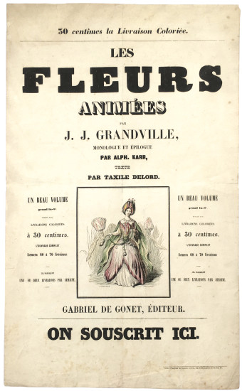 'Affiche de Librairie' for 'Les Fleurs...