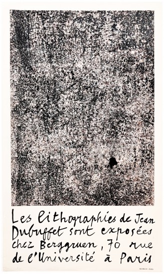 Les lithographies de Jean Dubuffet sonts...