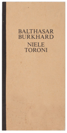 Balthasar Burkhard / Niele Toroni