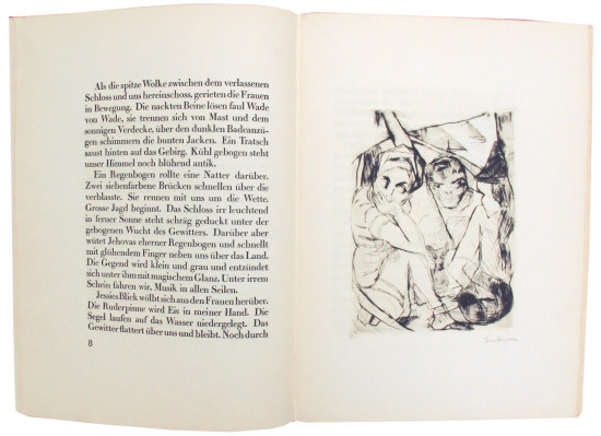 Die Fürstin. Mit sechs Radierungen von...