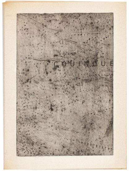 COUINQUE. Texte de Jean Dubuffet