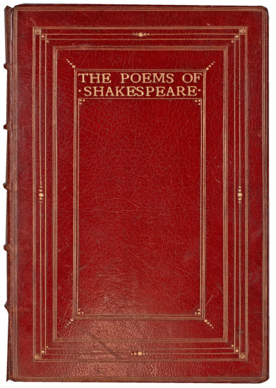 The Poems of William Shakespeare printed...