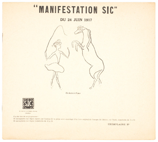 'Manifestation SIC' du 24 Juin 1917...