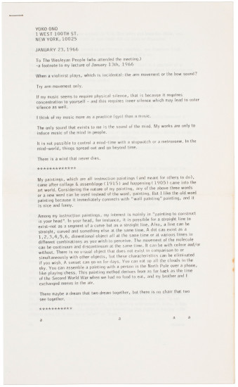 'To the Wesleyan People (who attended...