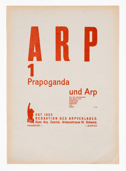 ARP 1: Prapoganda und Arp. (Proof...
